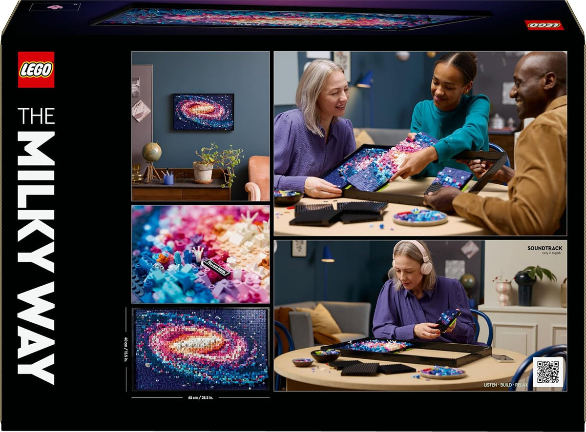 Art the Milky Way Galaxy Set, Space Model Kit for Adults to Build, Creative Activity for Design Lovers, Home Office Décor Idea for Living Room, Astronomy Gift for Men, Women, Him or Her 31212
