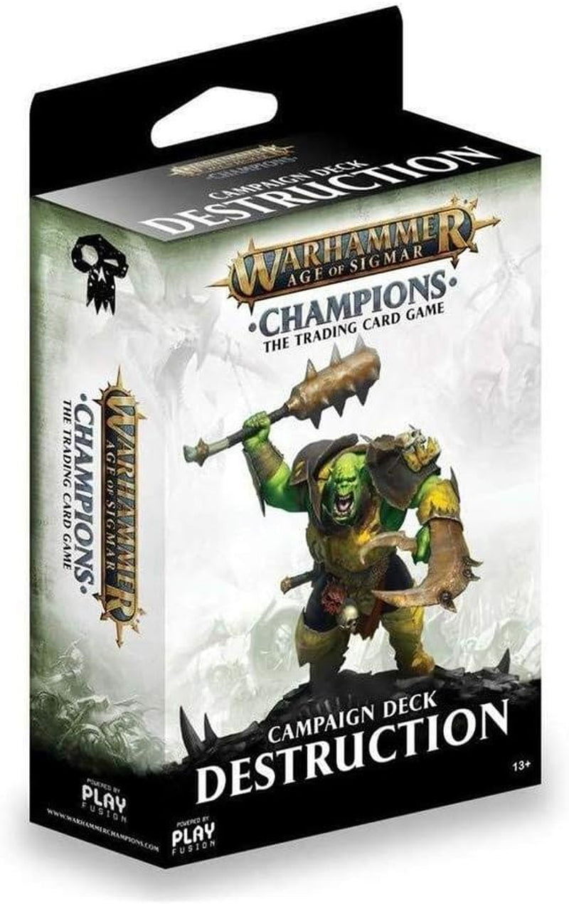 Play Fusion Warhammer Age of Sigmar - Champions - the Trading Card Game - Campaign Deck - Destruction
