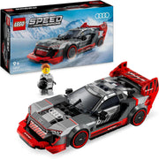 Speed Champions Audi S1 E-Tron Quattro Race Car Toy Vehicle, Buildable Model Set for Kids, Playable Display Gift Idea for 9 plus Year Old Boys and Girls Who Enjoy Independent Play 76921