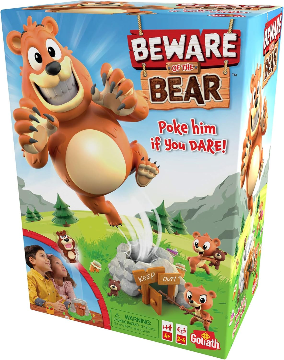 Games Beware the Bear Kids Games | for Ages 4+ | for 2-4 Players