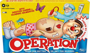 Operation Electronic Board Game with Doctor Cards and Funny Ailments, 1+ Player, Funny Kids' Games, for Boys & Girls Aged 6 Plus