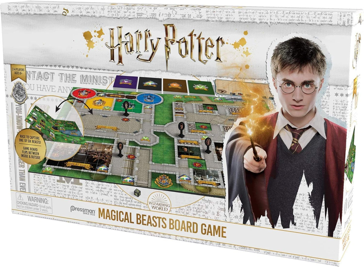 Games Harry Potter Quest for Beasts Game Kids, 4 Players for Aged 8+, Multi-Colour