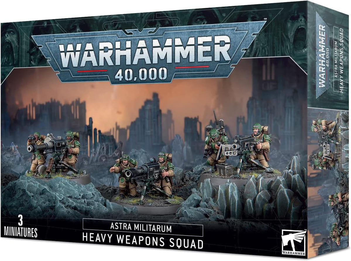 '- Warhammer 40,000 - Astra Militarum: Cadian Heavy Weapons Squad (2023 Edition)