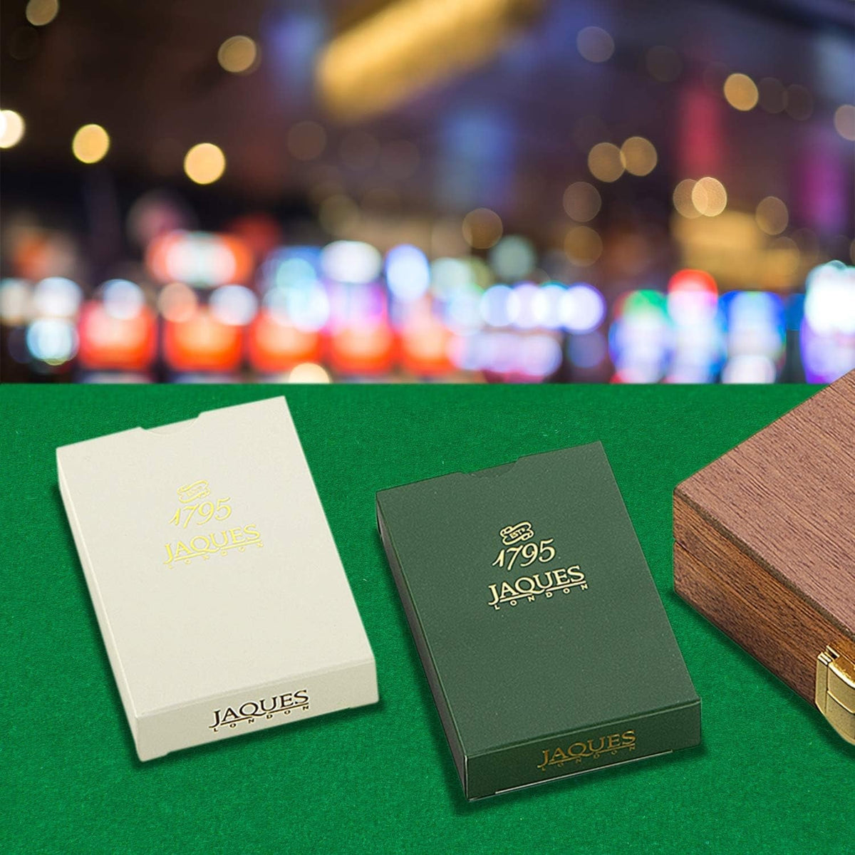 Luxury Playing Cards | Playing Cards Case in Mahogany Wood | Playing Cards Multipack | Deck of Cards | since 1795
