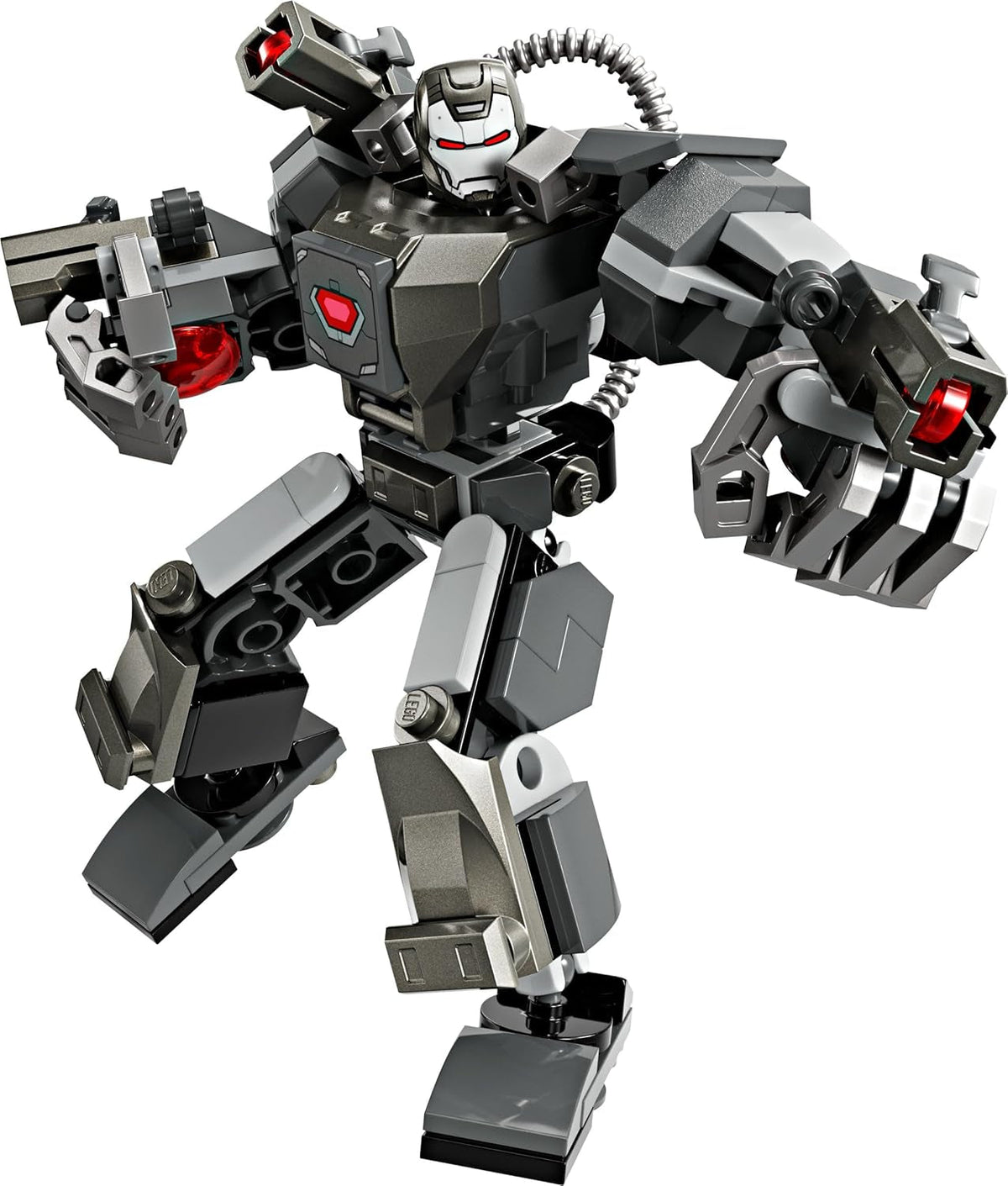 Marvel War Machine Mech Armour, Buildable Toy Action Figure for Kids with 3 Stud Shooters, Legendary Character from the MCU, Gifts for Boys and Girls Aged 6 plus Years Old 76277