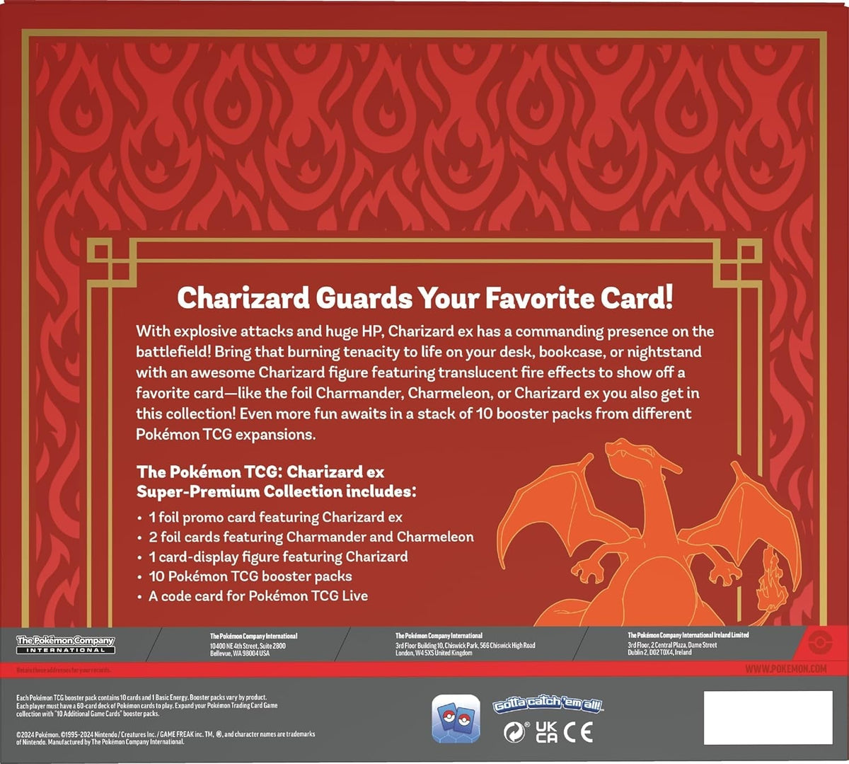 TCG: Charizard Ex Super-Premium Collection (3 Foil Promo Cards, 1 Card-Display Figure & 10 Booster Packs)