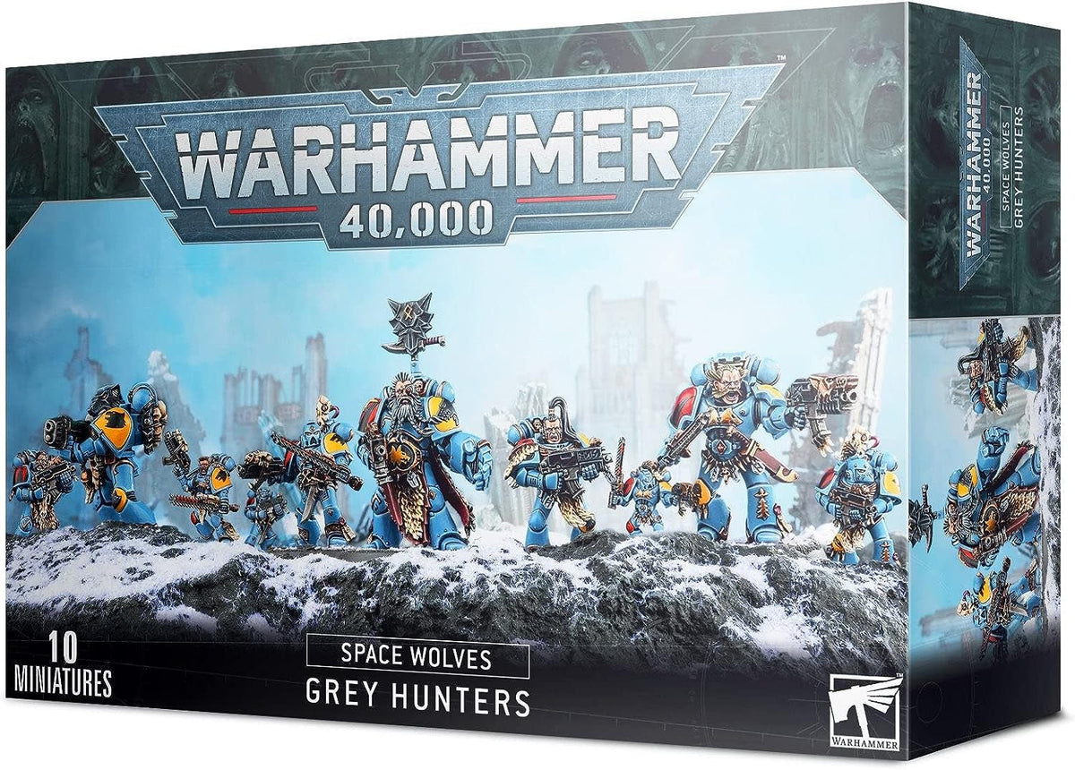 '- Warhammer 40,000 - Space Wolves Grey Hunters Pack