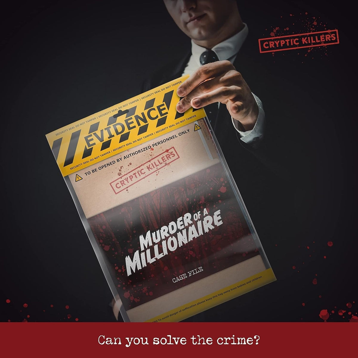 Unsolved Murder Mystery Game - Cold Case Files Investigation Detective Clues/Evidence - Solve the Crime - for Individuals, Date Nights & Party Groups - Murder of a Millionaire