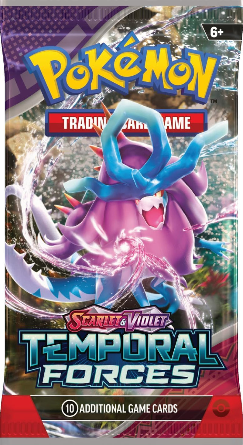 TCG: Scarlet & Violet— Temporal Forces Booster Display Box (18 Booster Packs)