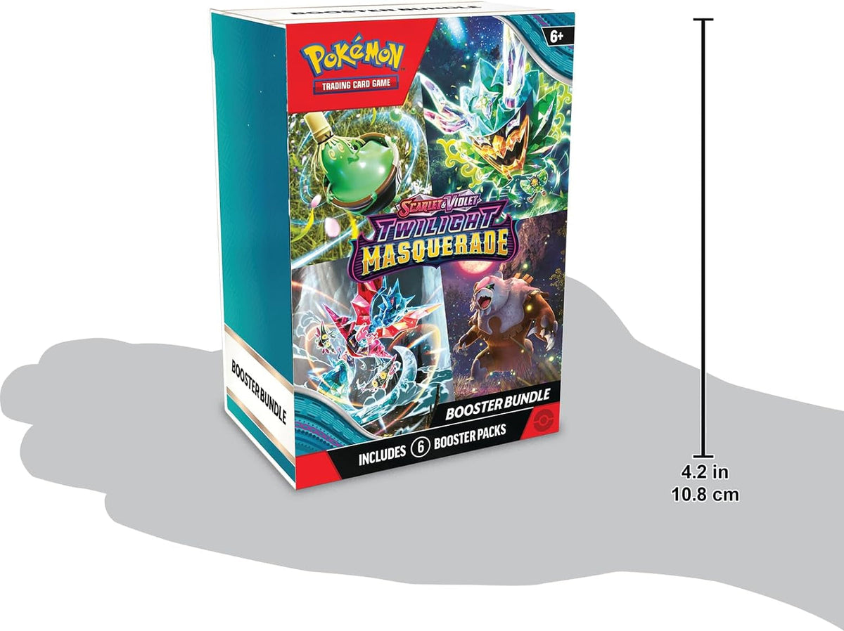 TCG: Scarlet & Violet—Twilight Masquerade Booster Bundle (6 Boosters)