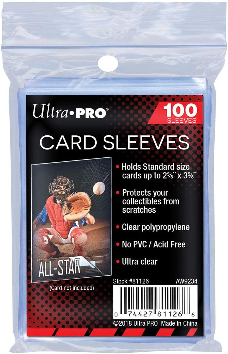 '- AW11739 - Card Protector Sleeves - - Transparent - 100 Piece