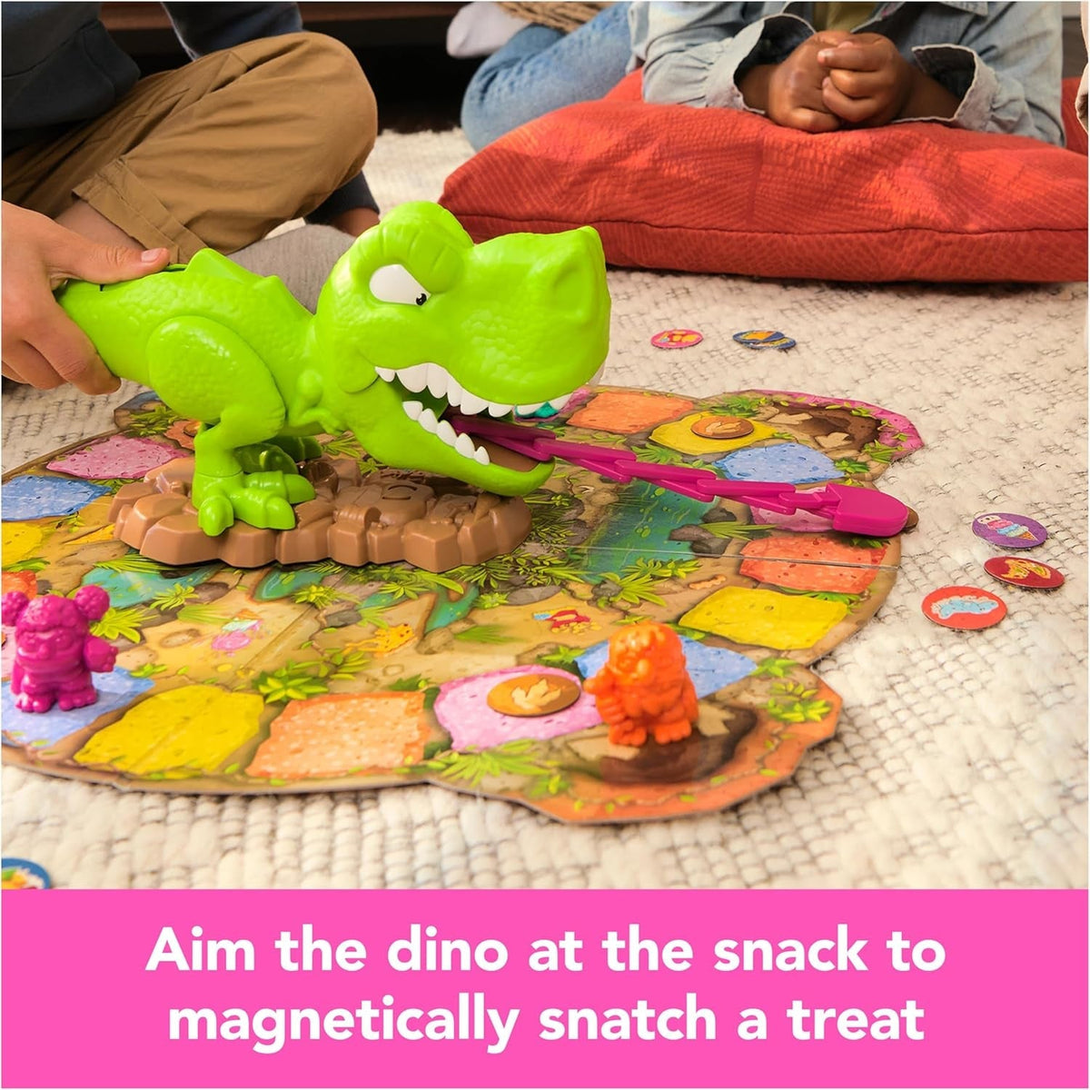 Snack-O-Saurus Rex – an Interactive Board Game for Snack Lovers & Dino Fans, Funny Family Game, Board Game for Family Game Night, for Kids Aged 5 & Up