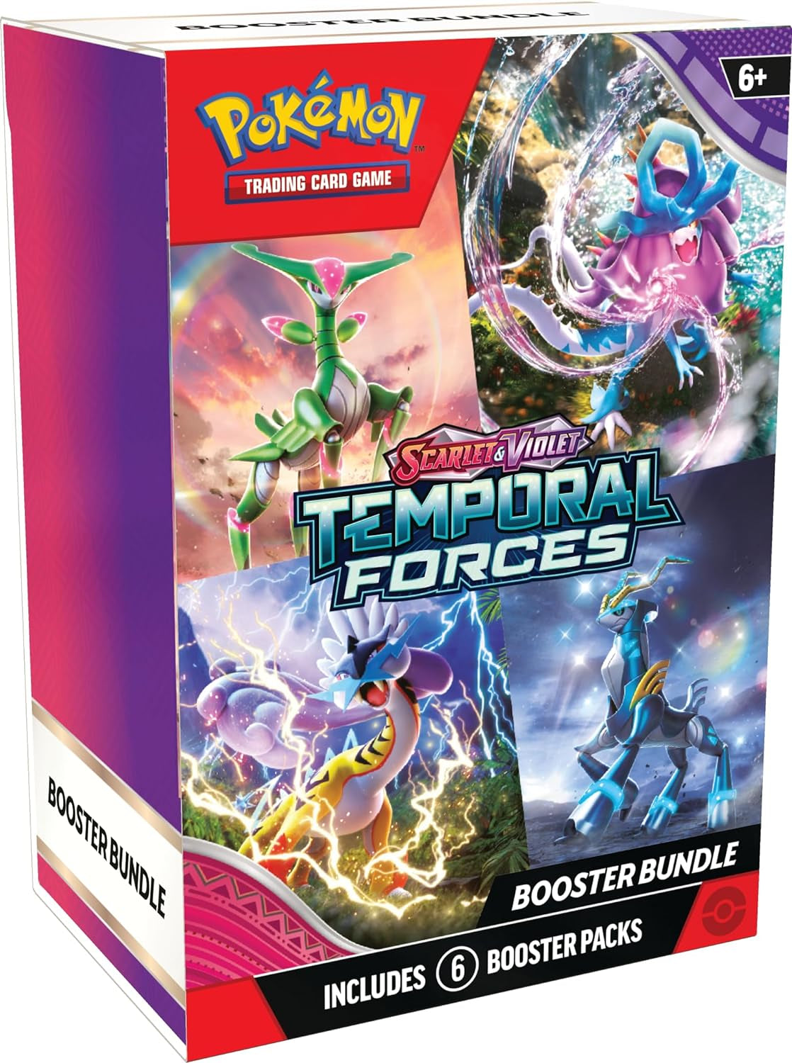 TCG: Scarlet & Violet—Temporal Forces Booster Bundle (6 Booster Packs)
