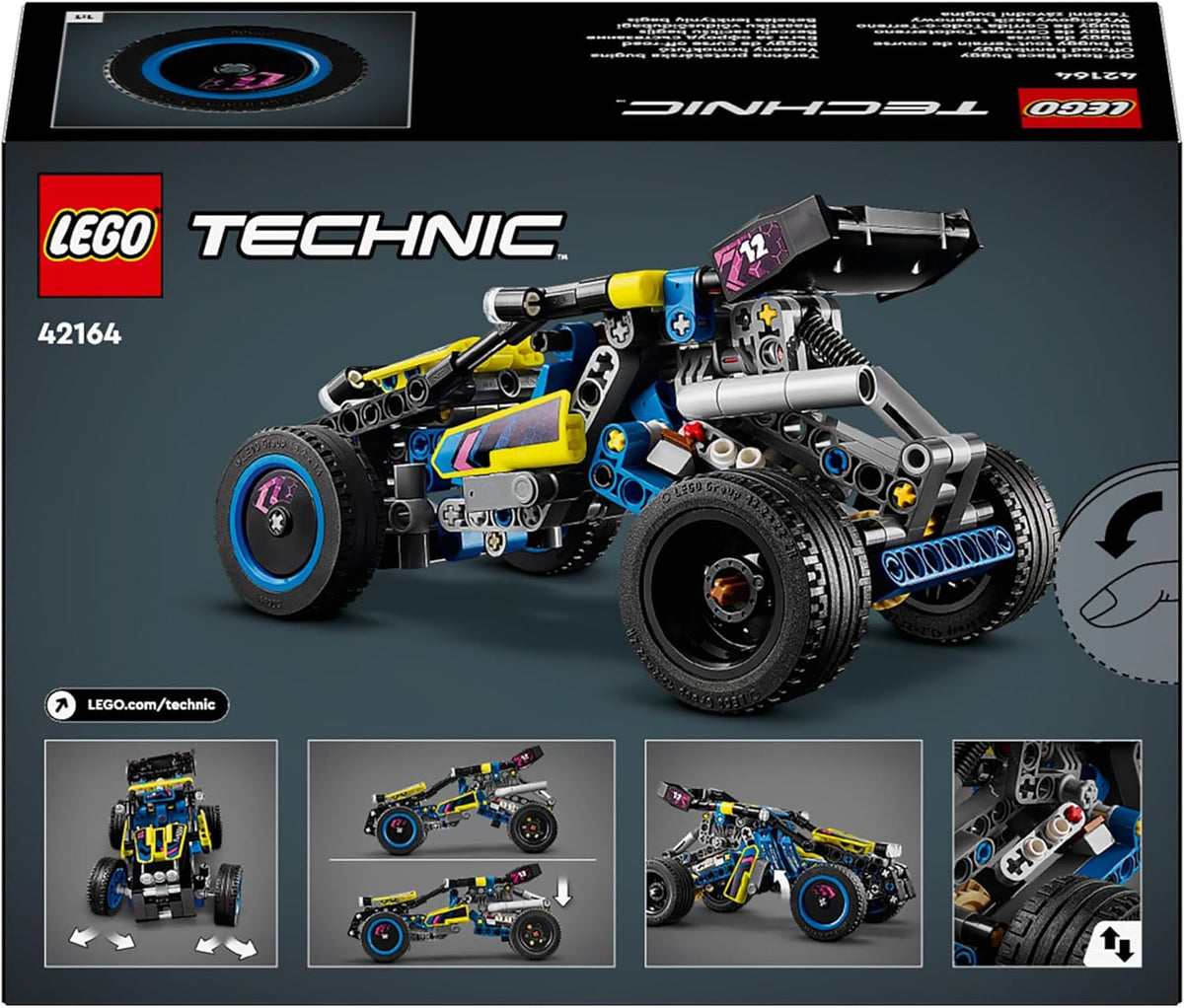 Technic Off-Road Race Buggy, Car Vehicle Toy for Boys and Girls Aged 8 plus Years Old, Rally Model Building Kit with Realistic Features, Small Gift for Kids 42164