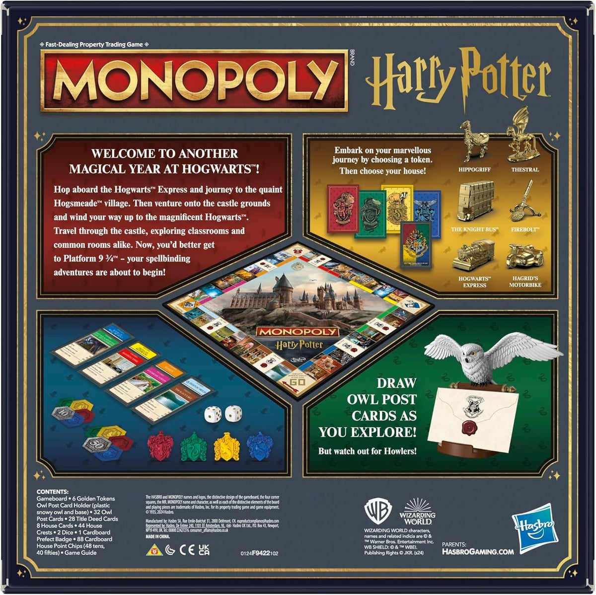 Hasbro Gaming  Harry Potter Edition, Board Game for 8+ Year Old Kids, Strategy Games for 2-6 Players, Children and Adults