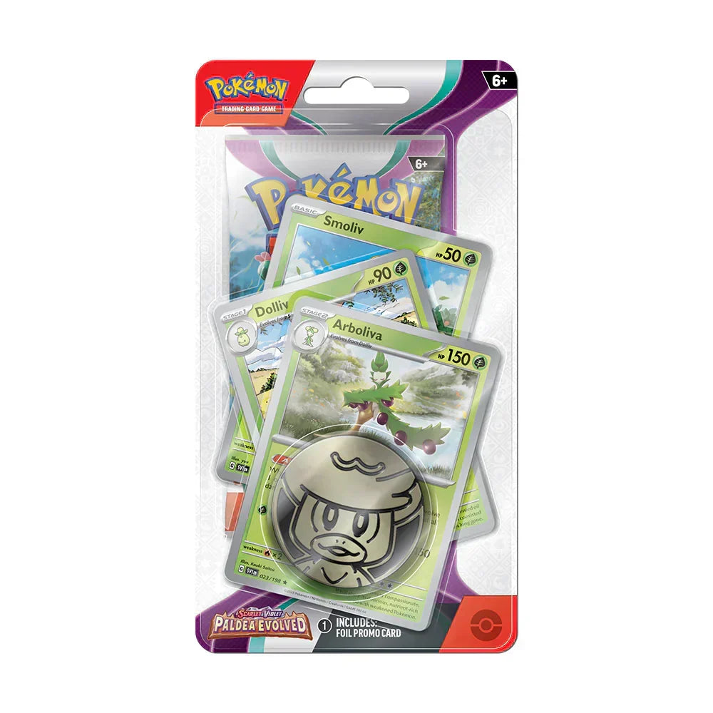 Pokemon TCG Scarlet & Violet Paldea Evolved Checklane Blister