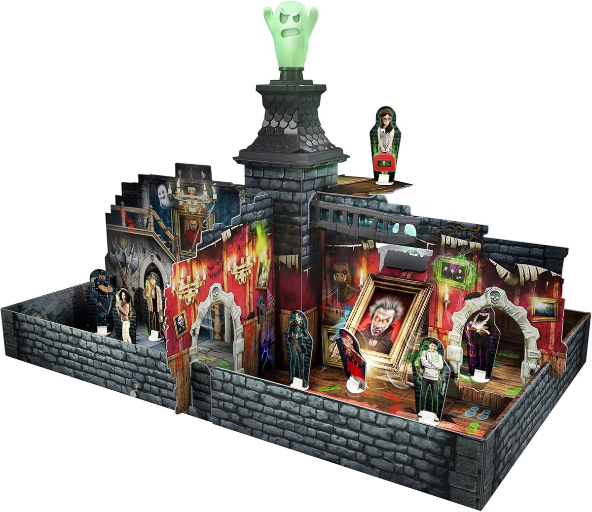 | Ghost Castle Avoid the Traps and Escape the Haunted Castle! | Family Games | for 2-6 Players | Ages 6+, Multicolor