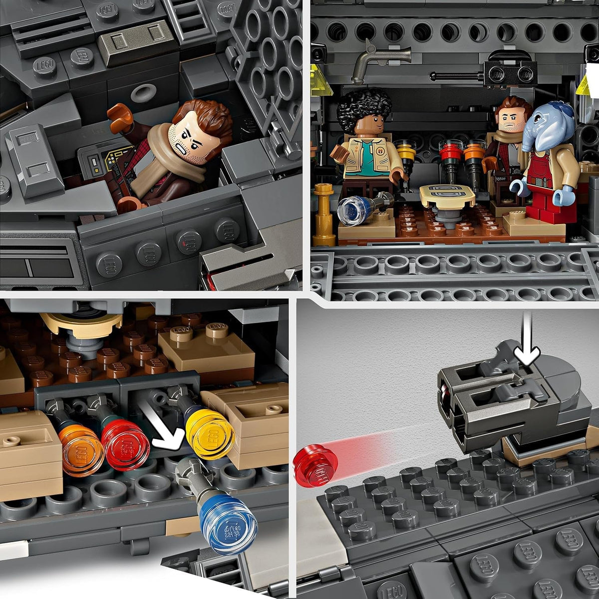 Star Wars: Skeleton Crew the Onyx Cinder Set, Collectible Building Toy for 10 plus Year Old Boys & Girls, Includes 5 Character Minifigures, Gift Idea for Kids and Fans 75374