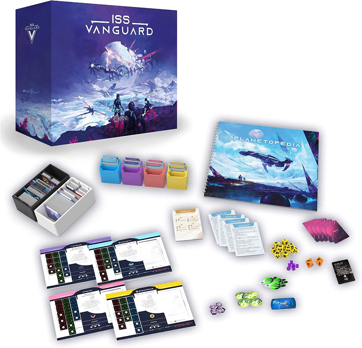 ISS Vanguard Board Game | Sci-Fi Adventure Game | Cooperative Strategy Game | Space Exploration Game for Adults and Kids | Ages 14+ | 1-4 Players | Avg. Playtime 90-120 Minutes | Made by