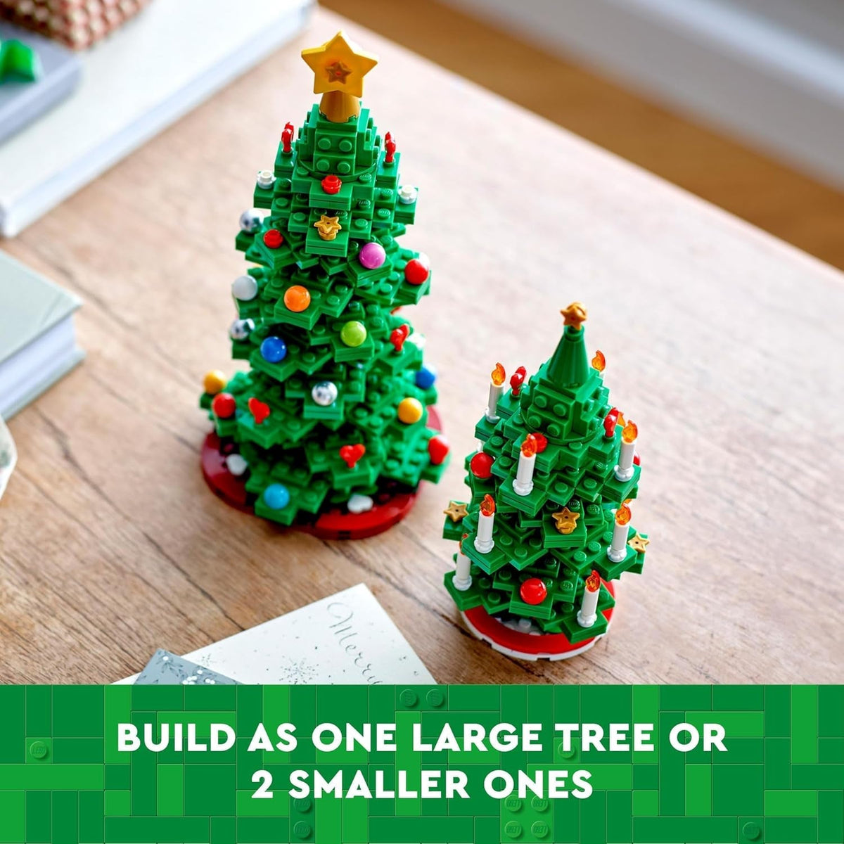 Christmas Tree Toy Building Set for 9 plus Year Old Boys & Girls, Collectible Festive Decoration for Home Decor, Encourages Imaginative Play, Family Crafts Activity, Gift Idea for Kids 40573