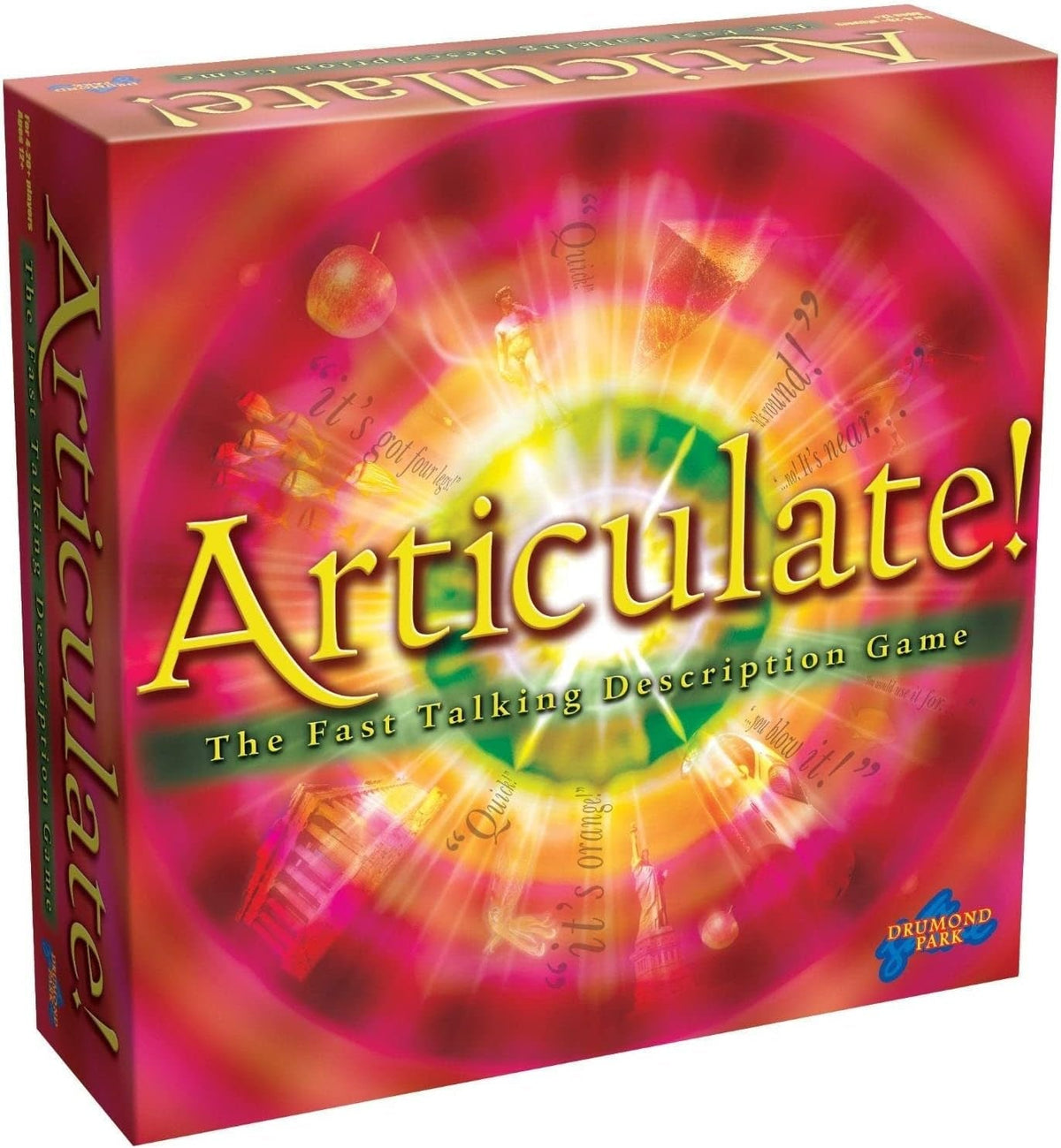 Articulate Family Board Game, the Fast Talking Description Games for Adults and Kids Suitable from 12+ Years for 4-20+ Players