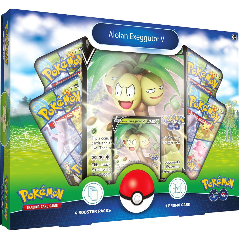 Pokemon TCG GO Collection Alolan Exeggutor V Box