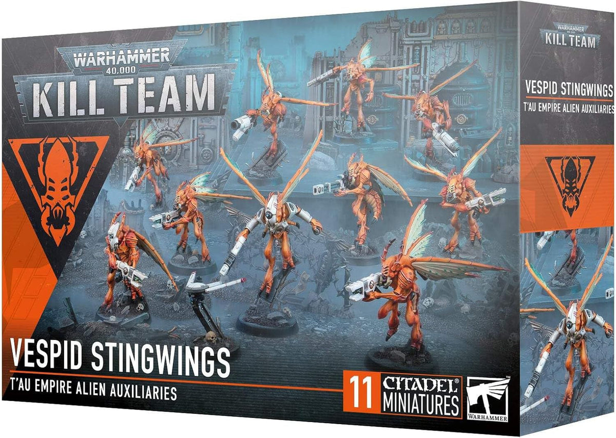 '- Warhammer 40,000 - Kill Team: Tau Empire Vespid Stingwings (2024 Edition)