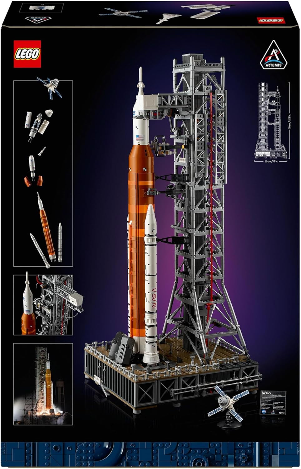 Icons NASA Artemis Space Launch System Set, Model Kit for Adults to Build, Includes an Orion Capsule and Launch Tower, Home and Office Desk Decor, Gifts for Men, Women, Him or Her 10341