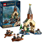 Harry Potter Hogwarts Castle Boathouse Set with 2 Boat Toys for 8 plus Year Old Kids, Girls & Boys, Includes 5 Character Minifigures and Hedwig the Owl Figure, Wizarding World Gift Idea 76426