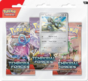 TCG: Scarlet & Violet—Temporal Forces Triple Pack – Cyclizar (3 Booster Packs & 1 Foil Promo Card)
