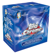 2023-24 Topps UEFA Euro Chrome Sapphire Soccer Hobby Box