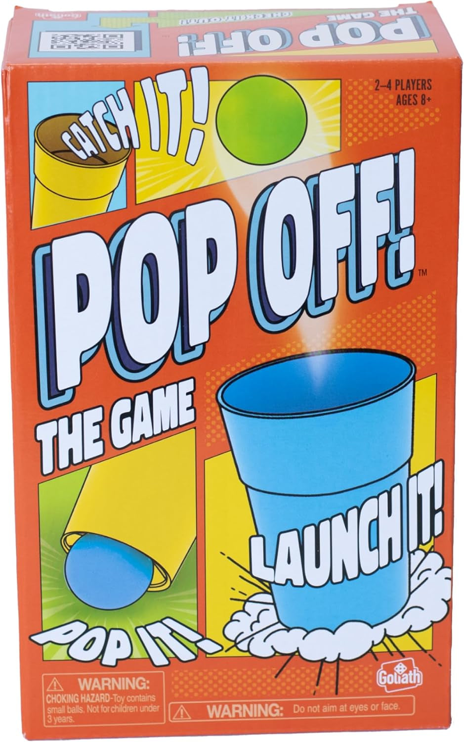 Games Pop Off! the Game | Pop It & Launch It to Score Points | Adults & Kids Party Games for 2-4 Players | Ages 8+