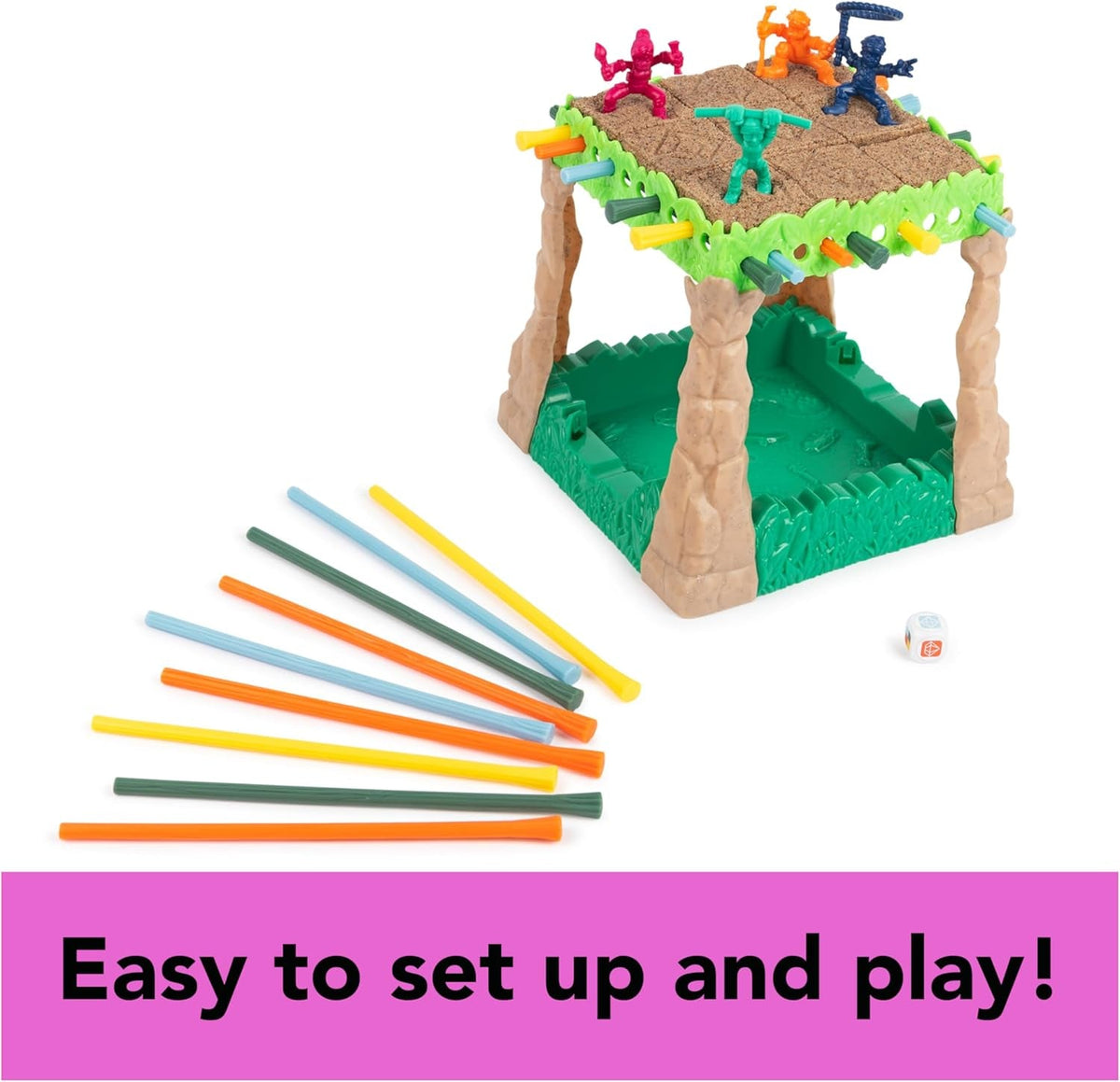 Sink N’ Sand, Quicksand Kids Board Game with Kinetic Sand for Sensory Fun and Learning – Easy Toy Gift Idea, for Preschoolers and Kids Ages 4 and Up