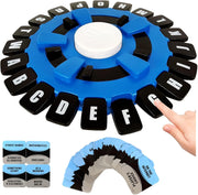 Word Game Fun Toy the Quick Thinking Games Uk,Board Game Thinking Words,Letter Pressing Word Game,Fast-Paced Family Board Game,Interactive Learning Scrabble Letters Game for Adults Kids Family Games