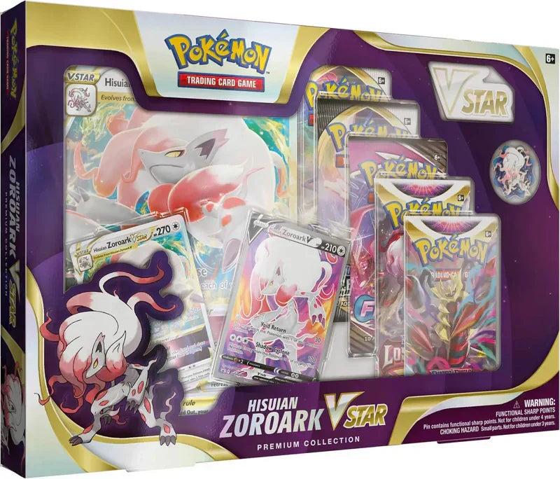Pokemon TCG Hisuian Zoroark VSTAR Premium Collection