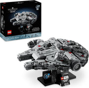 Star Wars Millenium Falcon 25Th Anniversary Set for Adults, Collectible a New Hope Starship Vehicle Model Kit, Home or Office Décor, Birthday Gifts for Men, Women and Fans 75375