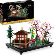 Icons Tranquil Garden, Botanical Zen Garden Kit for Adults with Lotus Flowers, Customisable Desk Decoration, Inspired by Japanese Traditions, Mindful Gardening Gift for Women and Men 10315