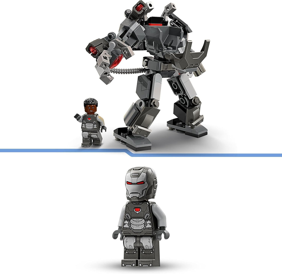 Marvel War Machine Mech Armour, Buildable Toy Action Figure for Kids with 3 Stud Shooters, Legendary Character from the MCU, Gifts for Boys and Girls Aged 6 plus Years Old 76277