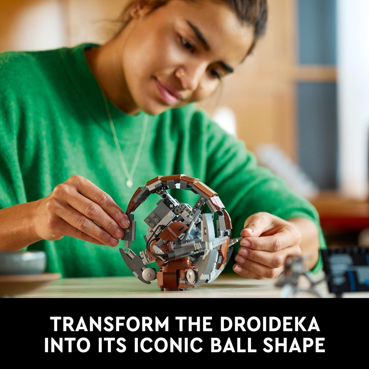 Star Wars Droideka Set, Collectible Droid Model Kit for Adults to Build, Home Officé Decor Display Figure, Memorabilia Gift Idea for Men, Women, Him, Her & Fans 75381