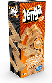 Classic Jenga, Party & Family Game for Children and Adults, for 1 Player or More