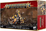 Games Workshop - Age of Sigmar - Orruk Warclans: Tuskboss on Maw-Grunta, Black