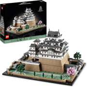 Architecture Himeji Castle Set, Landmarks Collection Model Building Kit for Adults, Gift Idea for Fans of Creative Gardening and Japanese Culture, Includes Buildable Cherry Blossom Trees 21060