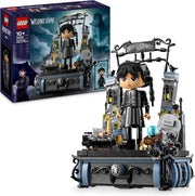 Wednesday Addams Figure Set, Collectible Building Toy for Kids, Includes 2 Faces & Outfits, plus Classic Character Thing for Creative Role Play, Birthday Gift for Girls and Boys 76780