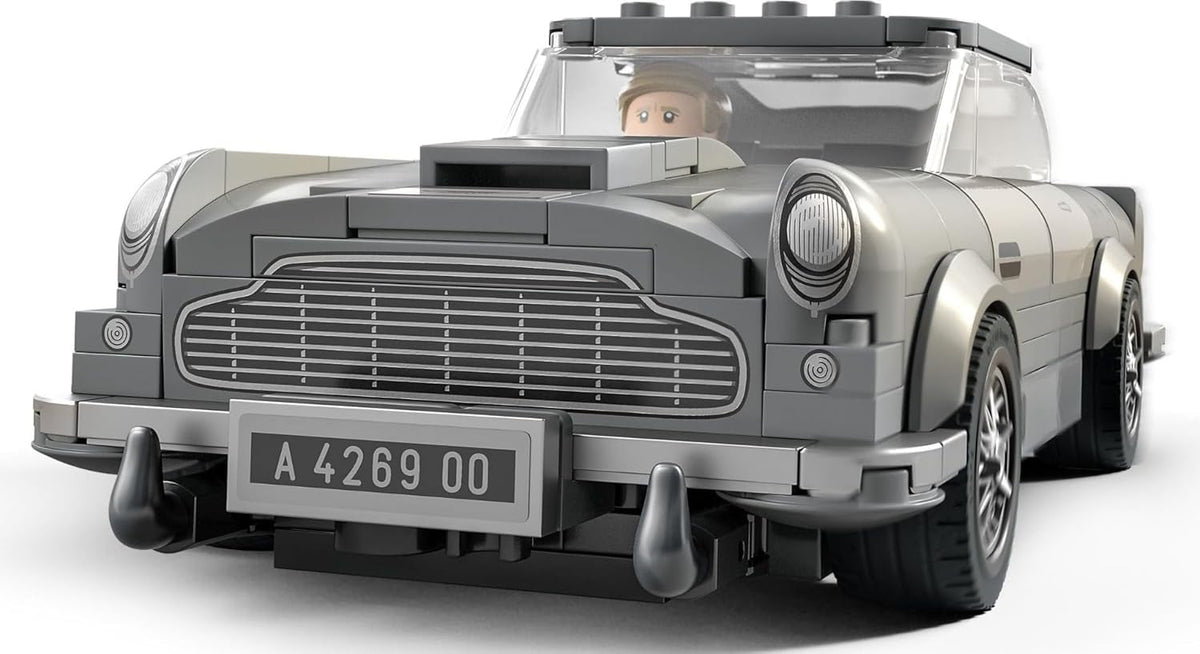 76911 Speed Champions 007 Aston Martin DB5 James Bond Replica Toy Car Model Kit Kids with Minifigure, No Time to Die Movie Collectible Set
