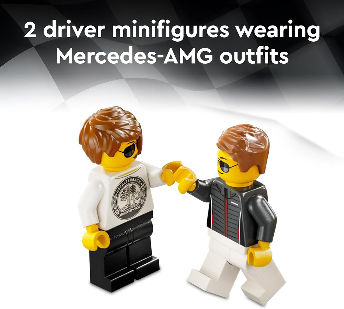 Speed Champions Mercedes-Amg G 63 & Mercedes-Amg SL 63 Car Toys, Vehicle Playset for Kids, 2 Building Sets with 2 Driver Minifigures, Gift for 10 plus Year Old Boys and Girls 76924