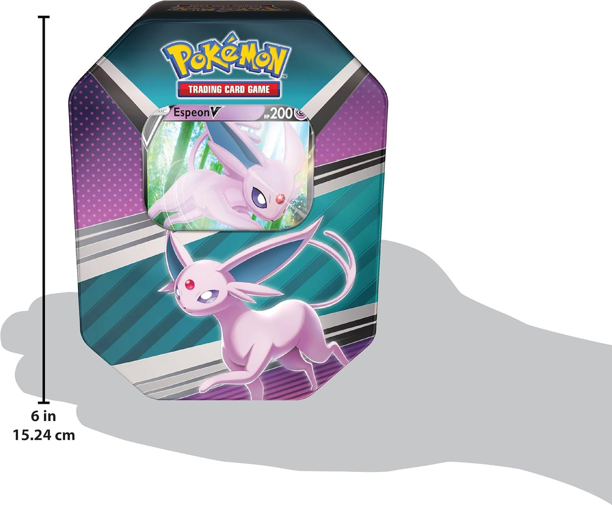 TCG: V Heroes Tin Espeon (1 Foil Card & 4 Booster Packs),Single,Multicolor