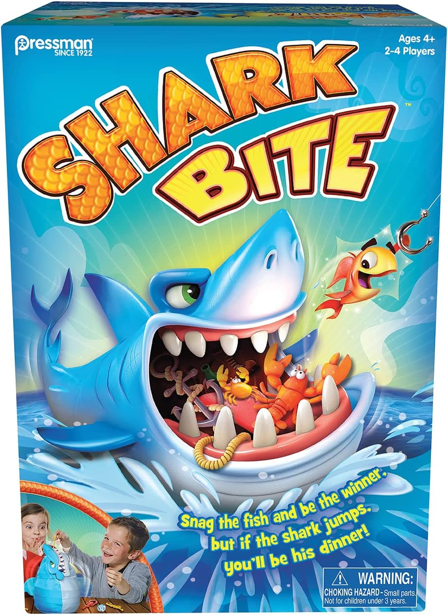 Goliath Games Shark Bite with Bonus Let'S Go Fishing Card Game Kids Action Games | for Ages 4+ | for 2-4 Players