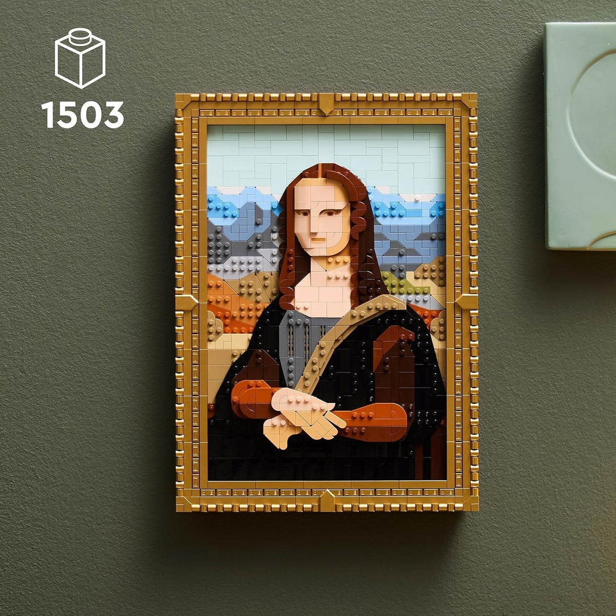Art Mona Lisa Painting Set, Wall Model Kit for Adults to Build, Home, Living Room or Office Décor Idea, Creative Activity Gift for Men, Women, Him or Her 31213
