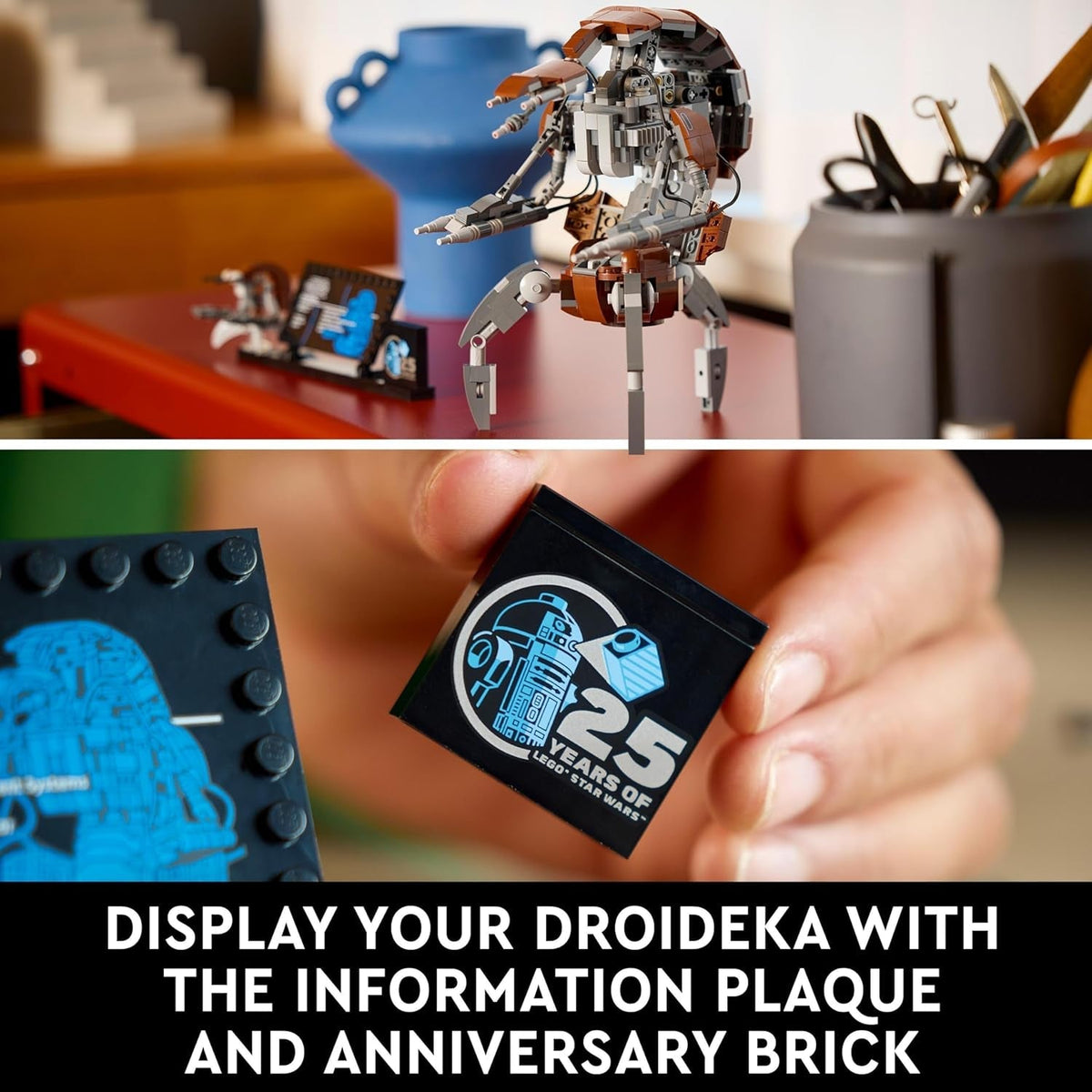 Star Wars Droideka Set, Collectible Droid Model Kit for Adults to Build, Home Officé Decor Display Figure, Memorabilia Gift Idea for Men, Women, Him, Her & Fans 75381