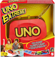 UNO Extreme Card Game Featuring Random-Action Launcher with Lights & Sounds & 112 Cards, Kid, Teen & Adult Game Night Gift Ages 7 Years & Older, GXY75